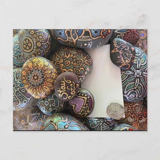 Postal Stay safe Post Card, por Julie Ann Stricklin (Anverso)