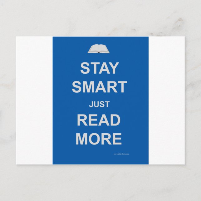 Postal Stay Smart Read Más (Anverso)