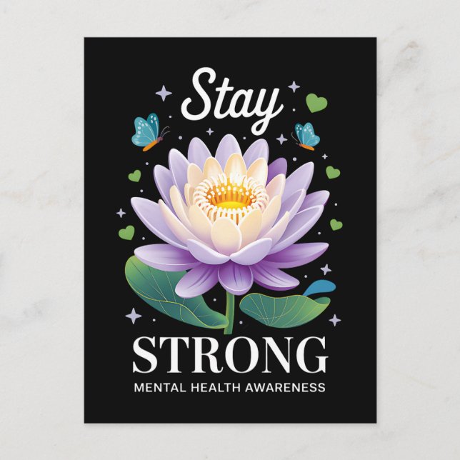 Postal Stay Strong – Mental Health Awareness Wellness Sup (Anverso)