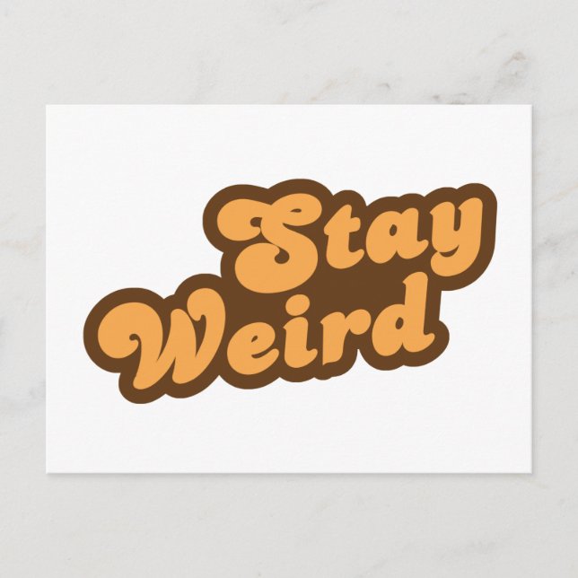 Postal Stay Weird (Anverso)