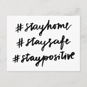 Postal #stayhome #staysafe #permanecer positivo