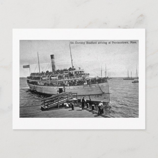 Postal Steamer Dorothy Bradford, Provincetown, Mass. (Anverso)