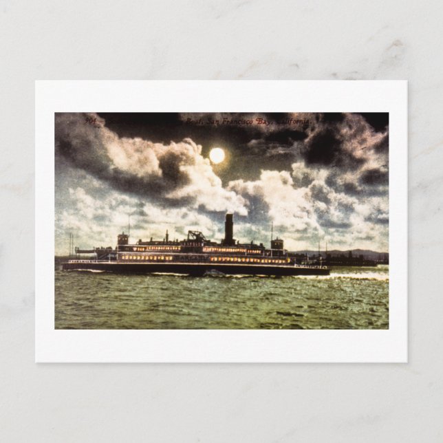 Postal Steamer en la bahía de San Francisco (Anverso)