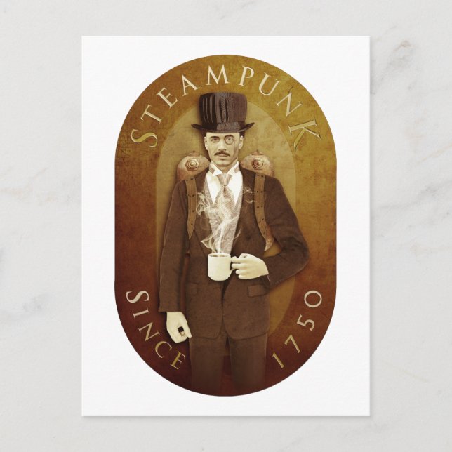 POSTAL STEAMPUNK (Anverso)