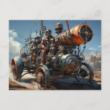 Steampunk Cross Country Car Race
