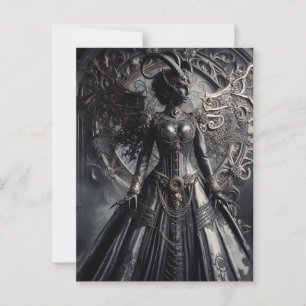 Postal Steampunk Fantasy Darkness Demon
