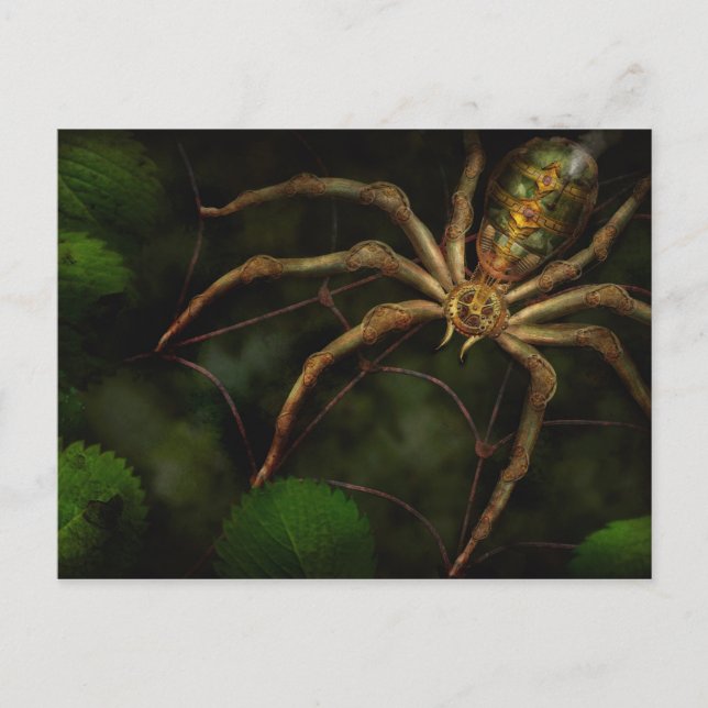Postal Steampunk - Insect - Arachnia Automata (Anverso)