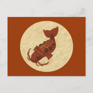 Postal Steampunk Koi