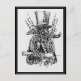 Postal Steampunk Mecha Crow
