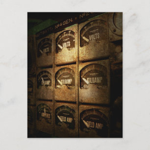 Postal Steampunk - Naval - Eléctrico - Red eléctrica