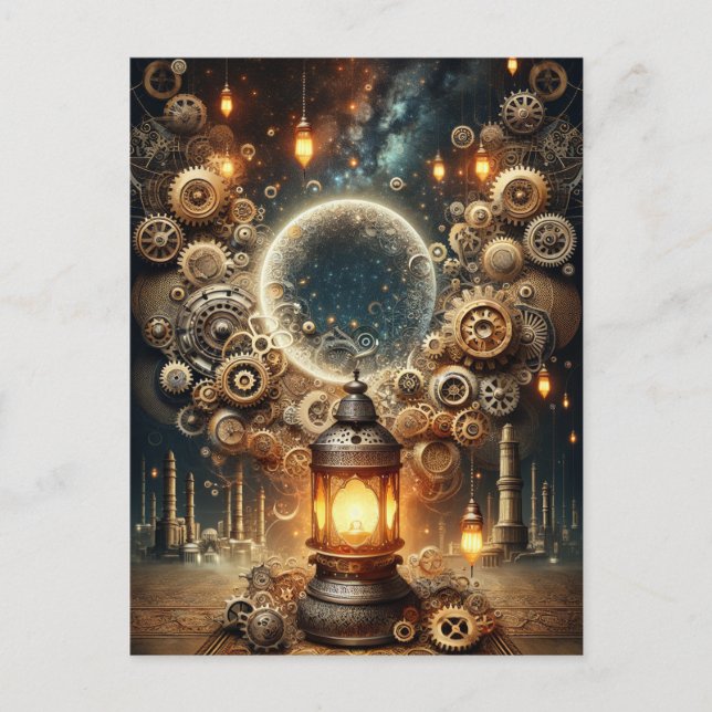Postal Steampunk Ramadan (Anverso)