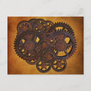Postal Steampunk Rusty Gears