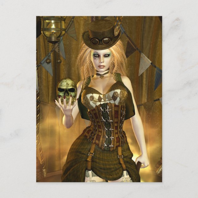 Postal Steampunk Series JADE iPod (Anverso)