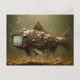 Postal Steampunk TV Catfish