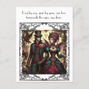 Postal Steampunk Valentine