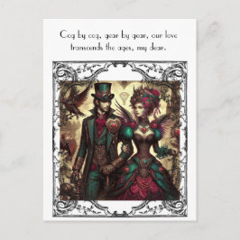 Postal Steampunk Valentine