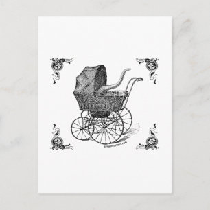 Postal Steampunk Victorian Cthulhu bebé