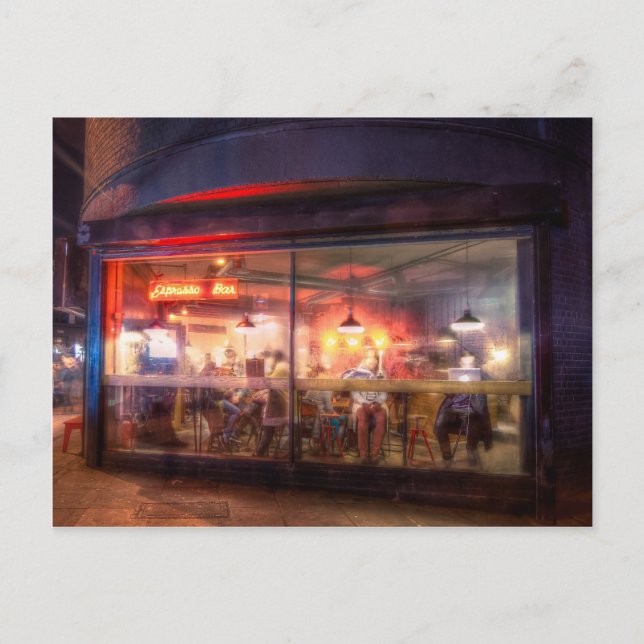Postal Steamy Shoreditch coffee house, Londres (Anverso)