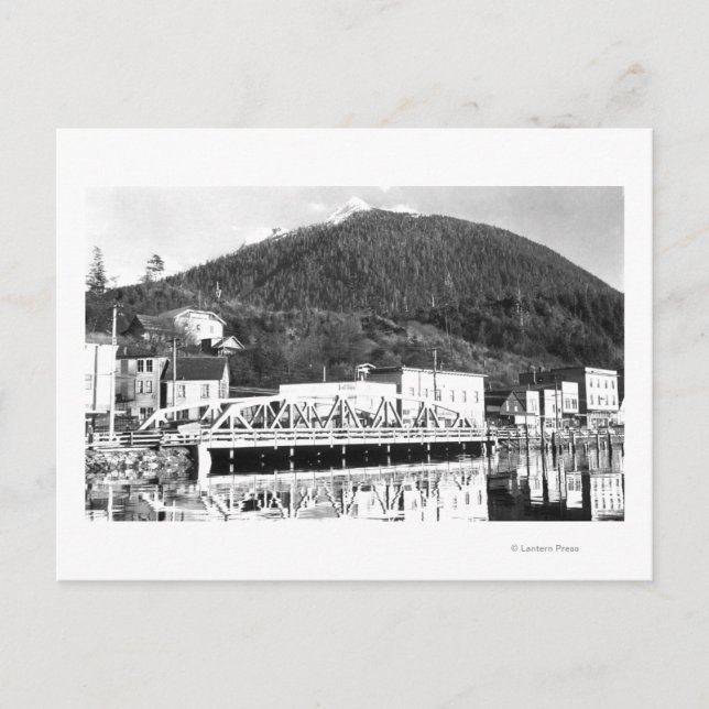 Postal Stedman Street Bridge y Deer Mountain, (Anverso)