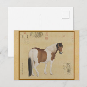 Postal Steed - Un caballo llamado Nieyunshi, Bella Artes 