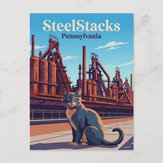 Postal SteelStacks USA (Anverso)