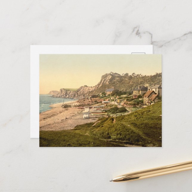 Postal Steephill Cove, Ventnor, Isla de Wight, Inglaterra (Anverso/Reverso In Situ)
