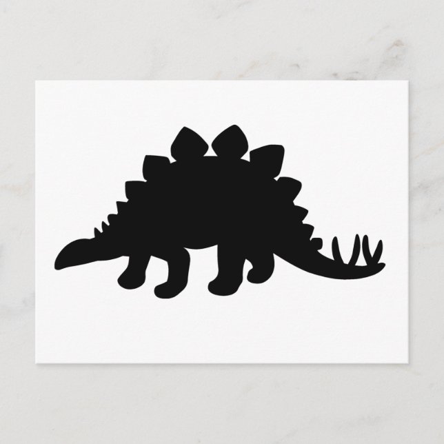 Postal Stegosaurus Dinosaur (Anverso)