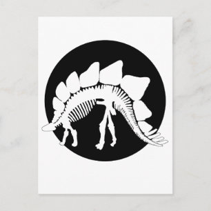 Postal stegosaurus skeleton