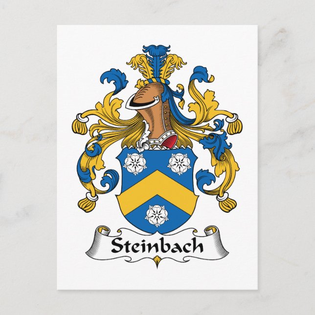 Postal Steinbach Family Crest (Anverso)