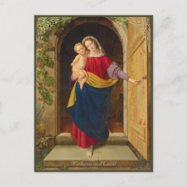 Postal Steinbrück Madonna en la puerta del taller CC1217