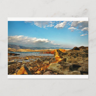 Postal Steinstrand auf der Insel Pag en Kroatien