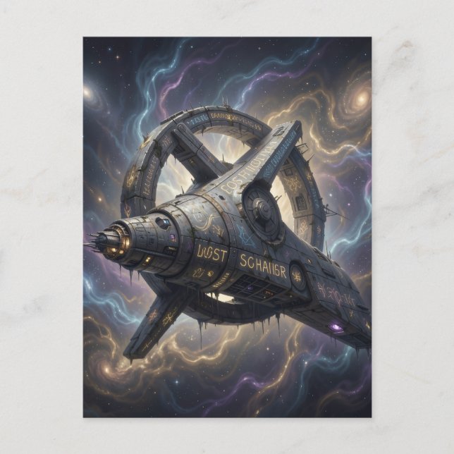 Postal Stellar Path – Journey Through the Universe´7 (Anverso)