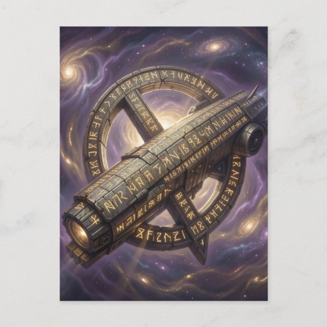 Postal Stellar Path – Journey Through the Universe´9 (Anverso)