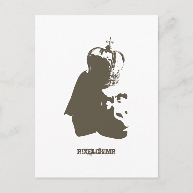 Postal Stencil King Ape (Anverso)