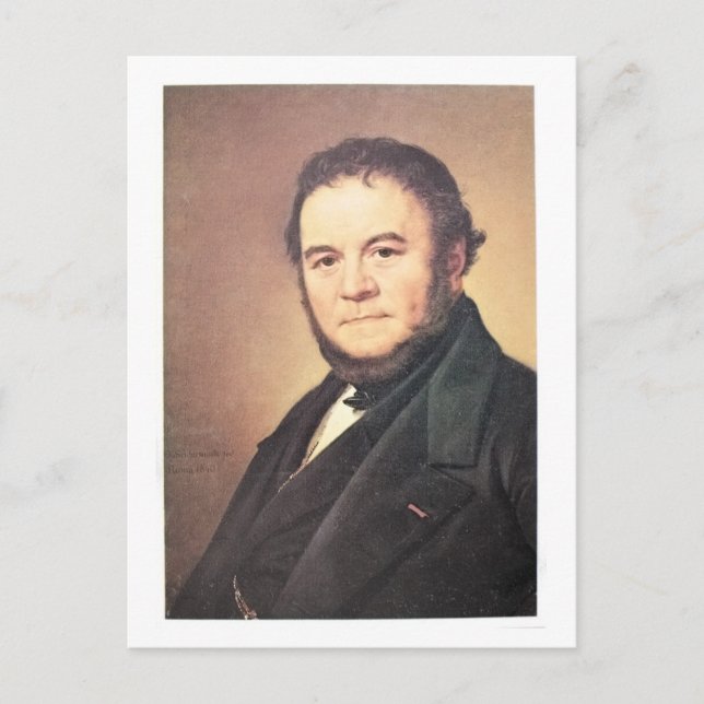 Postal Stendhal por Sodermark (Anverso)