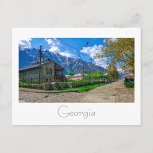 Postal Stepantsminda Kazbegi Georgia Caucuses Montañas