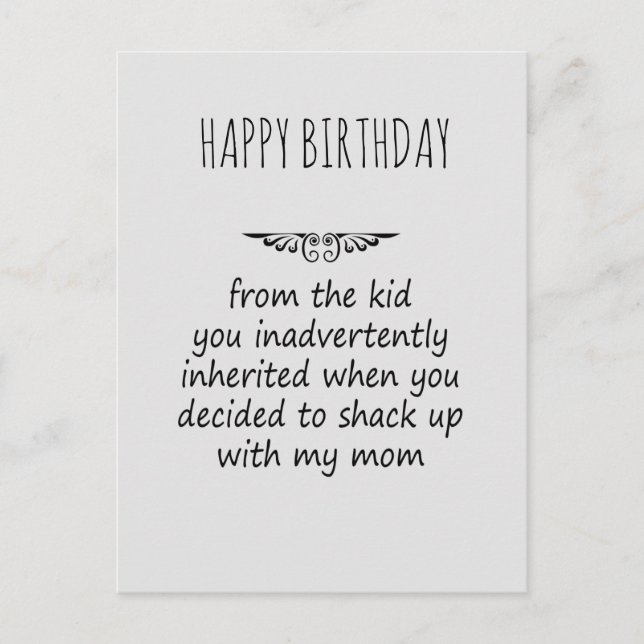 Postal Stepfather Gift (Anverso)