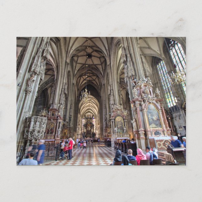 Postal Stephansdom, Viena Austria (Anverso)