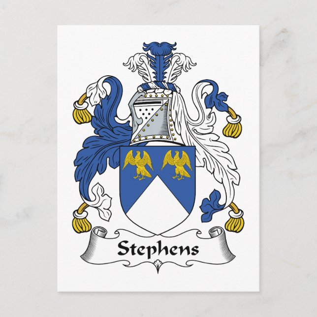Postal Stephens Family Crest (Anverso)