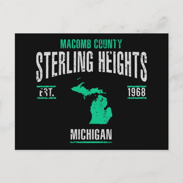 Postal Sterling Heights (Anverso)