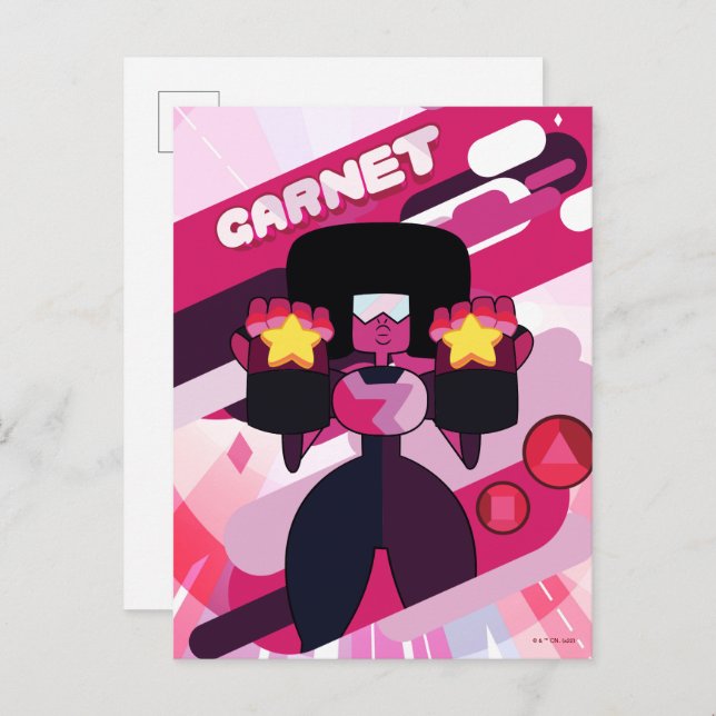 Postal Steven Universe | Gráfica de caracteres de red (Anverso / Reverso)