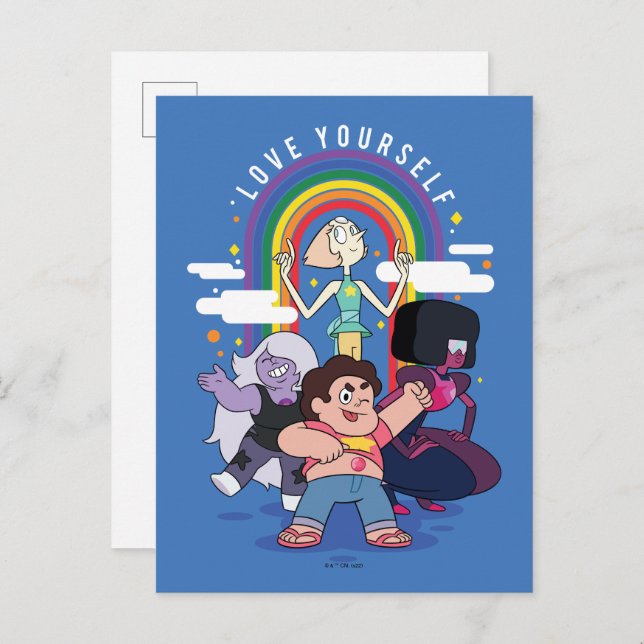 Postal Steven Universe - Love Yourself (Anverso / Reverso)
