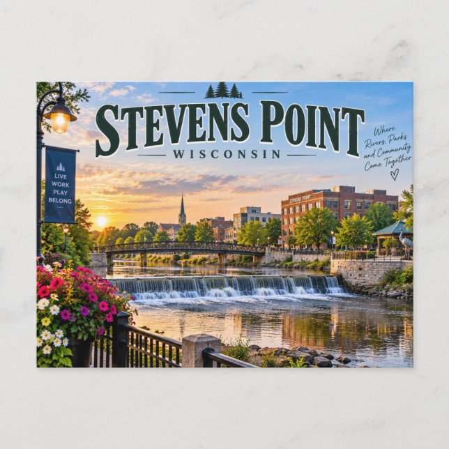 Postal Stevens Point Wisconsin (Anverso)
