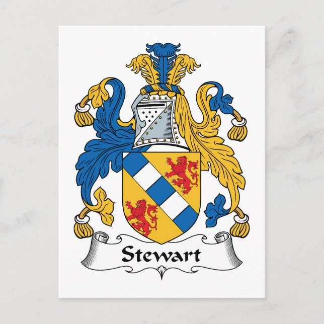 Postal Stewart Family Crest (Anverso)
