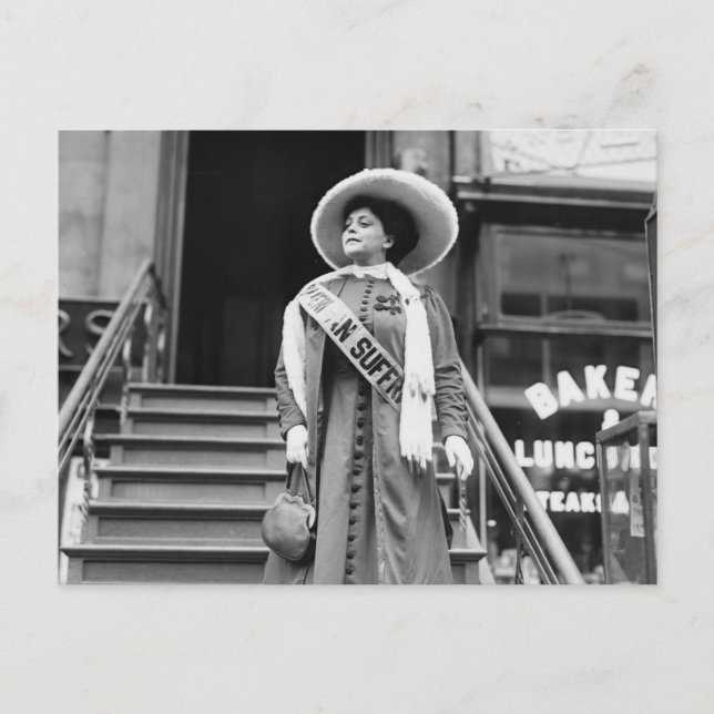 Postal Stilin' Suffragette, 1908 (Anverso)