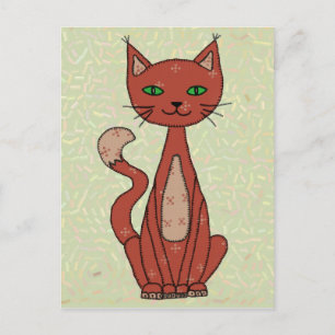 Postal stilisierte Katze