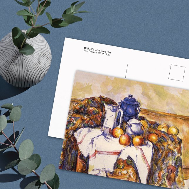 Postal Still Life Blue Pot Paul Cezanne (Subido por el creador)