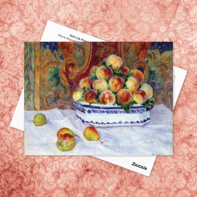Postal Still Life Peaches Pierre-Auguste Renoir (Subido por el creador)