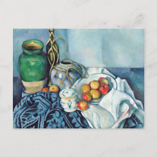 Postal Still Life with Apples 1 de Paul Cézanne