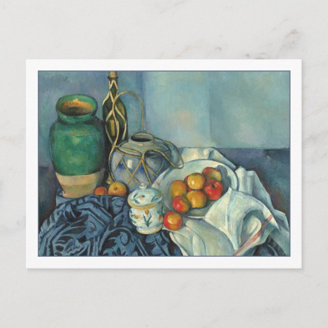 Postal Still Life with Apples by Cezanne (Anverso)